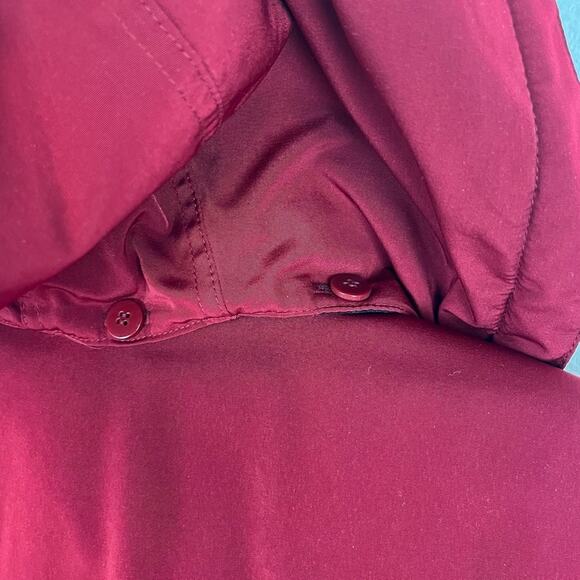 Giacca Women’s Coat Jacket Winter Hood Country Western Red Small Petite - Picture 5 of 11